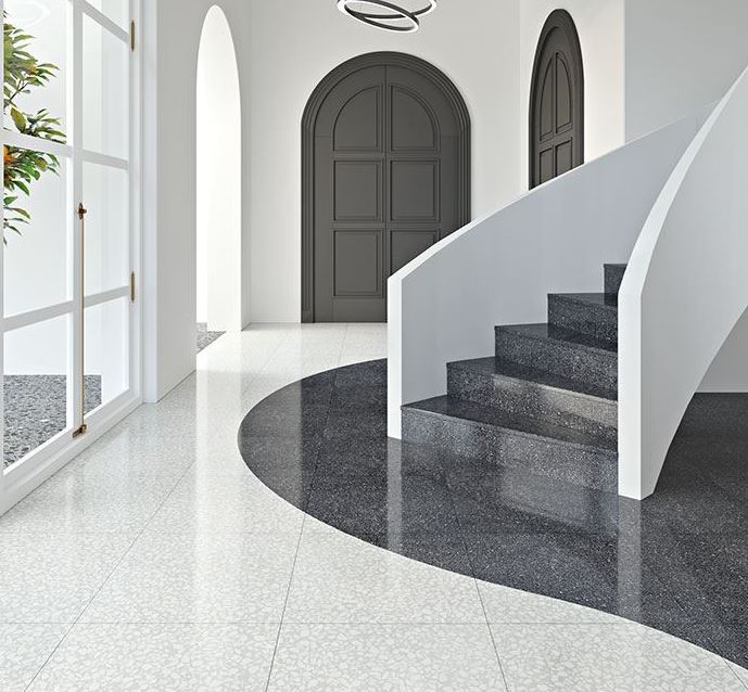 Thi công sàn đá mài Terrazzo
