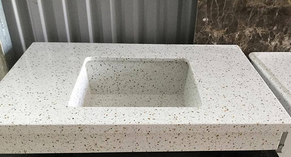Thi công chậu rửa Lavabo Terrazzo thẩm mỹ