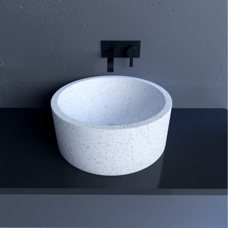 Thi công chậu rửa Lavabo Terrazzo thẩm mỹ