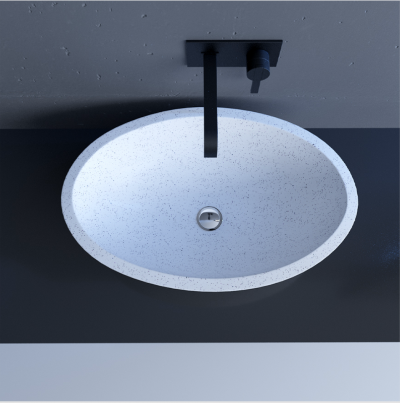 Thi công chậu rửa Lavabo Terrazzo thẩm mỹ