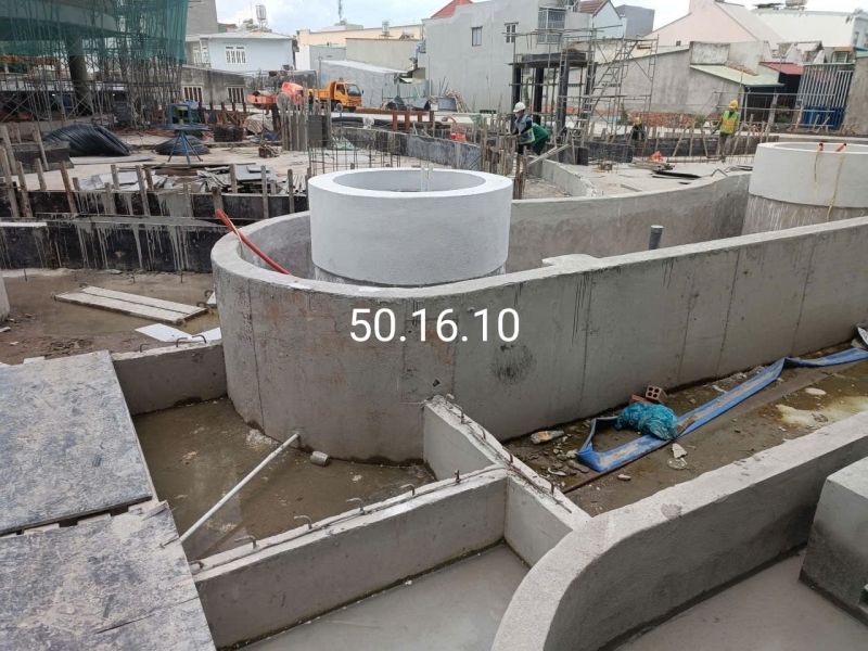 Thi công bồn cây, ghế ngồi đá mài Terrazzo