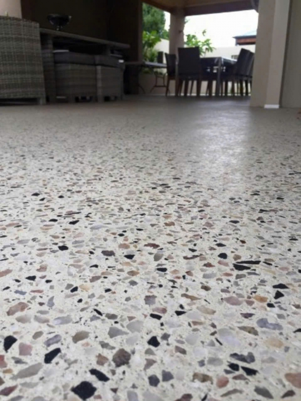 Sàn đá mài granito, terrazzo