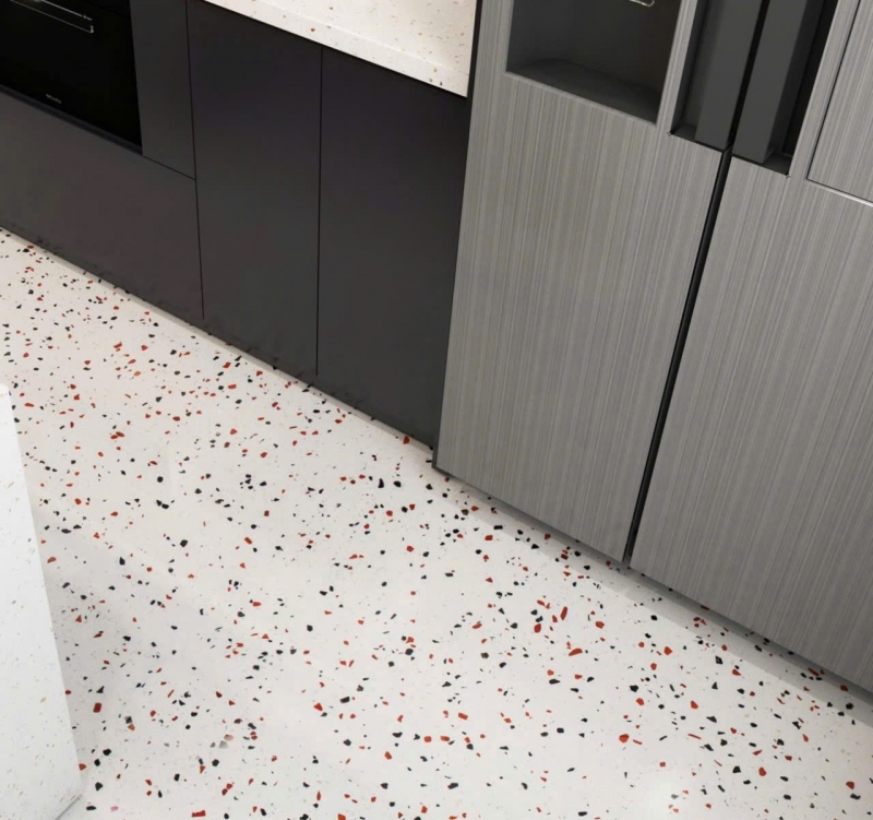 Sàn đá mài granito, terrazzo