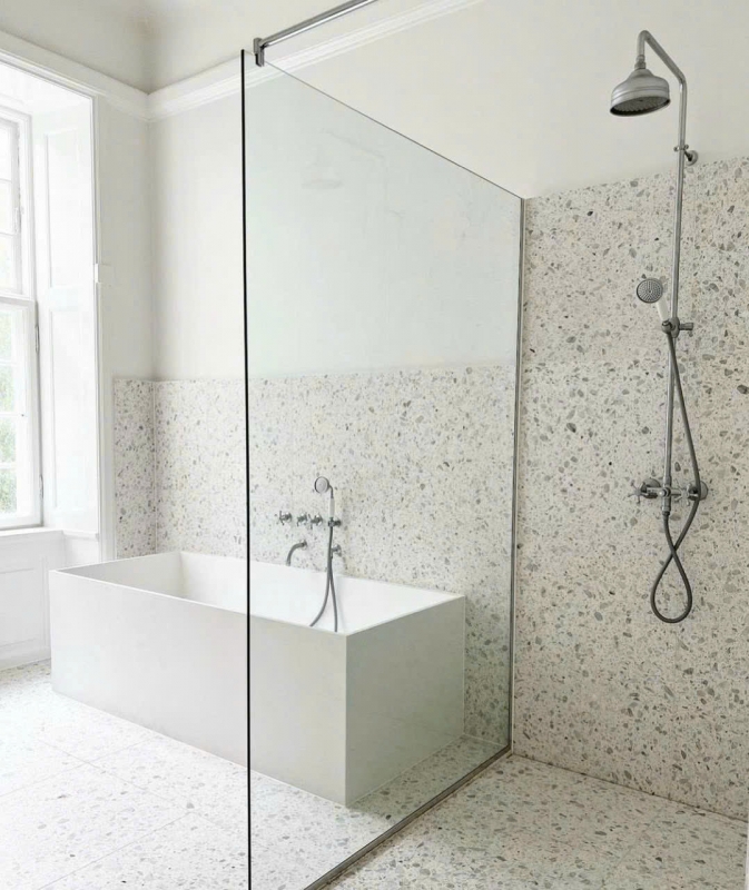 Bồn tắm đá mài granito, terrazzo