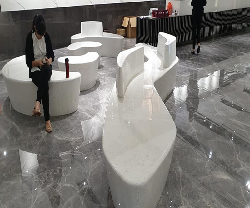 Ghế ngồi đá mài Terrazzo
