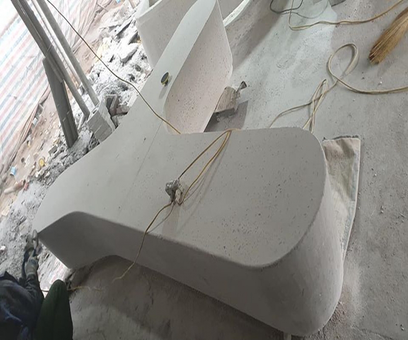 Ghế ngồi đá mài Terrazzo
