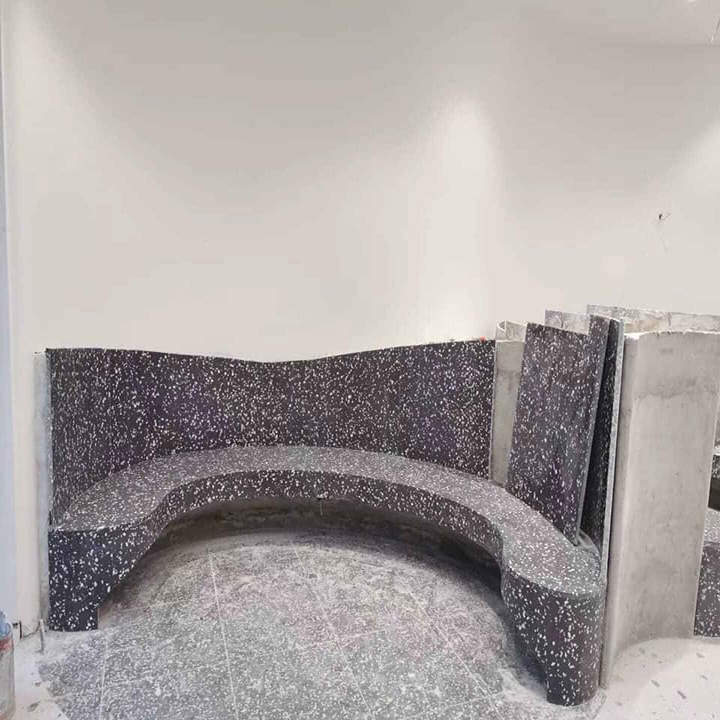 Ghế ngồi đá mài Terrazzo